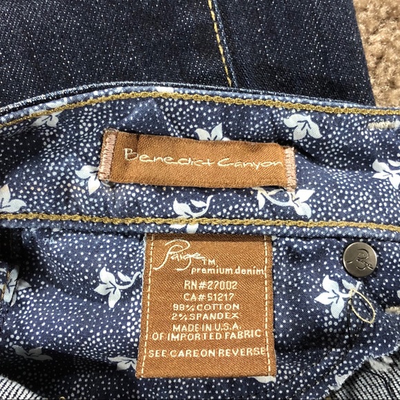 Anthropologie Paige Benedict Canyon Jeans Size 27 - Picture 5 of 5